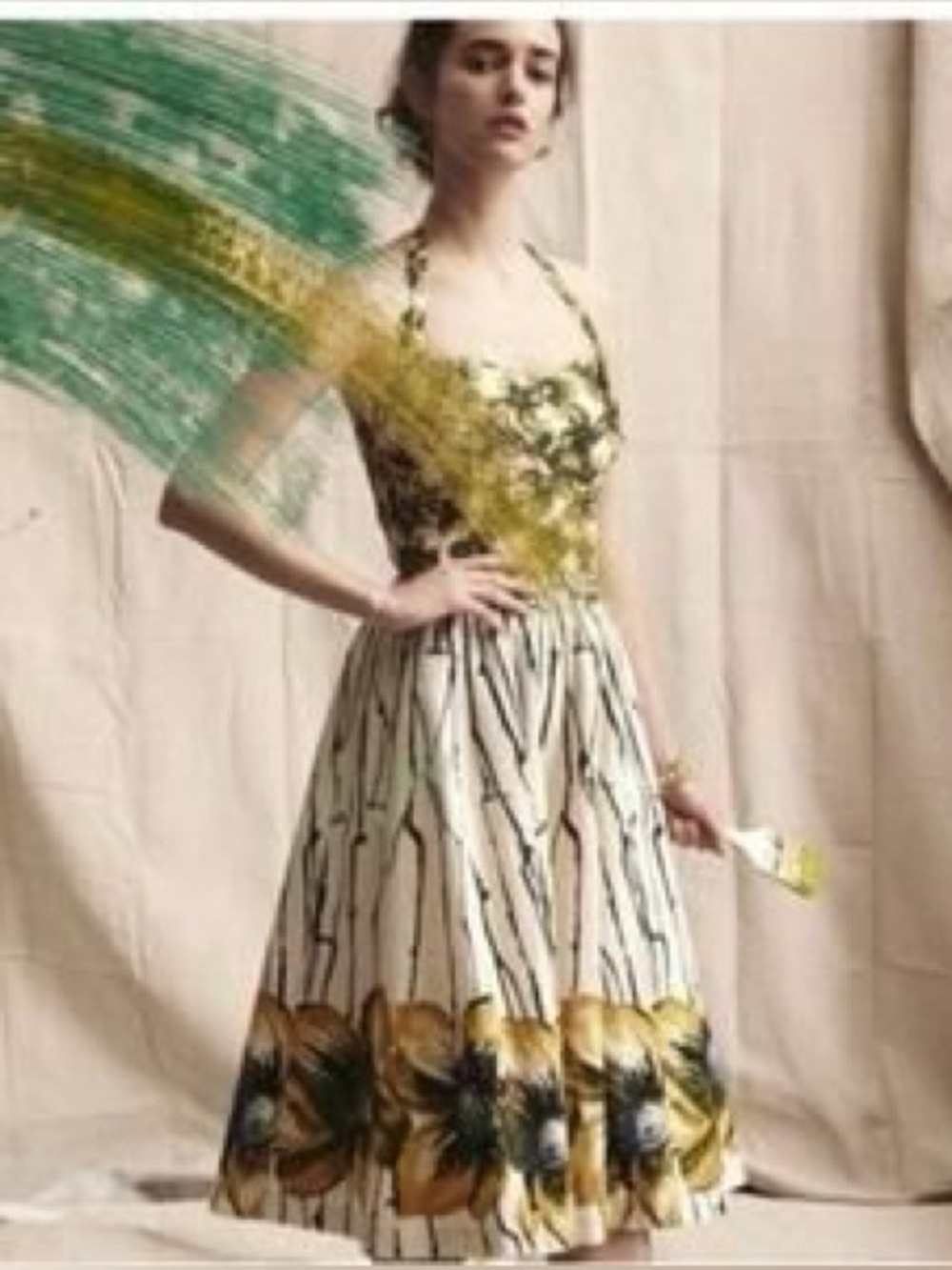Anthropologie Girls From Savoy Burgeoning Hypericum Floral Dress - Picture 12 of 12